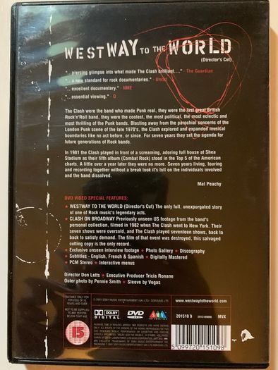 The Clash [2000] Westway To The World [Music DVD]