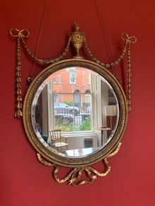 Antique Adams Wall Mirror