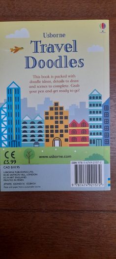 Usborne Travel Doodles - brand new