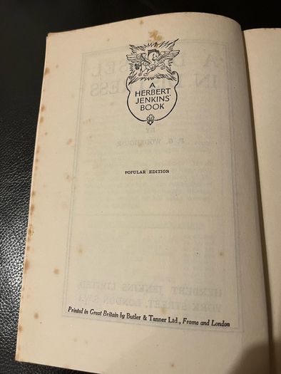 Antique A Damsel in Distress by P. G. Wodehouse book