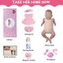 Lifelike Reborn Baby Dolls - 20-Inch Sweet Smile Realistic-Newborn Baby Dolls Sleeping Baby Girl Real Life Baby Dolls with Toy Accessories Gift Set (FREE POSTAGE) Image 5