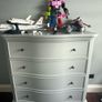 Hand Painted Solid Wood Chest of Drawers Image 2