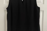 F&amp;F Black sleeveless blouse top shirt size 12