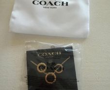 Authentic Coach Signature Rondell necklace