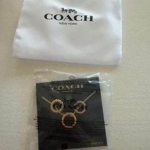 Authentic Coach Signature Rondell necklace