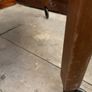 Vintage Two Tier table on castors - Height 67cm mm Length and depth 50cm Height Image 5