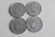 Belgian Congo 1 franc coins