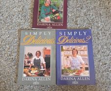 Three Darina Allen simply delicious cook books