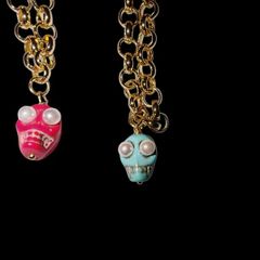 Skull Necklace Lot (2)