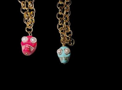 Skull Necklace Lot (2)