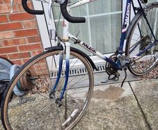 classic vintage raleigh road racing bike