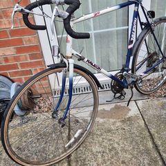 classic vintage raleigh road racing bike