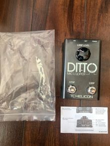Ditto Mic Looper TC Helicon pedal, brand new