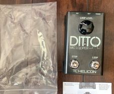 Ditto Mic Looper TC Helicon pedal, brand new