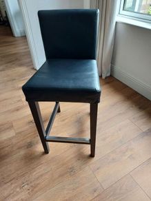 Leather Bar Stools x 2