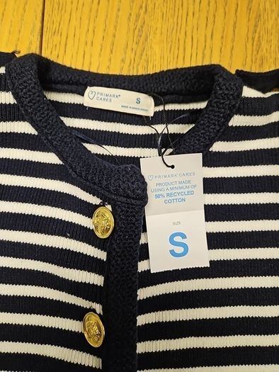Navy and white Cardigan