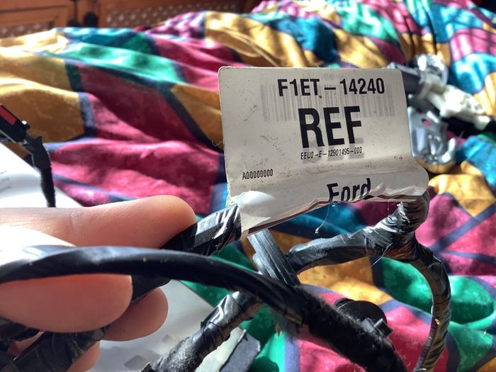 2015-18 Ford Focus Rear Right Door Wiring Loom