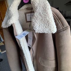 Primark Jacket with Sherpa Lining Size XS  New with Tags