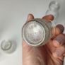 213 - Set of 5 Vintage Clear Glass Decorative Collectible Bottles Image 9