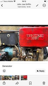 Yanmar  Diesel Generator recently serviced with ne