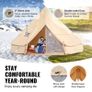 Canvas Bell Tent, 4 Seasons 4 m, 6 Person Image 2