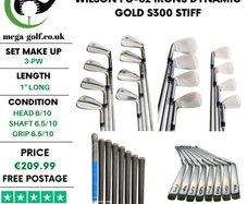 Wilson FG-62 Irons / 3-Pw / Dynamic Gold S300 Stiff