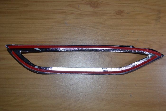 Hyundai Tucson 2015 - 2017 Chrome Rear Trunk Fog Light Lamp Cover Bezel Trim
