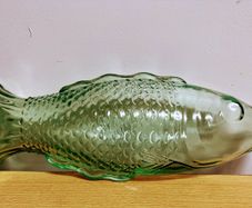 vintage fish shape bottle