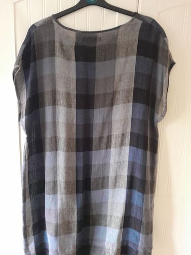 Linen Plaid Tunic