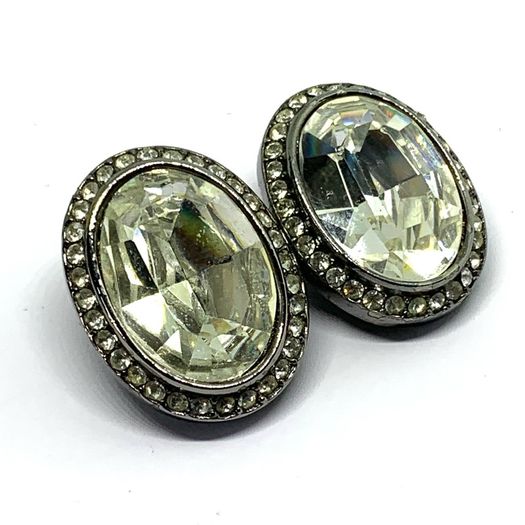 Vintage Jewelled Costume Earrings