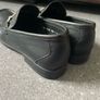 Salvatore Ferragamo Black Leather Gancini Bit Loafers Moccasins Mens Image 5