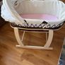 Baby Moses basket and rocking stand Image 3