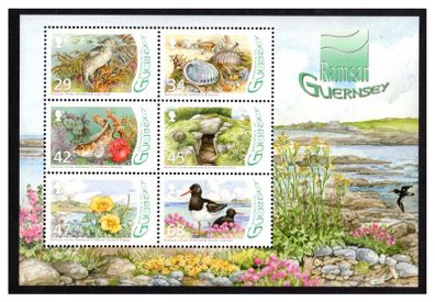 2006 Guernsey Designation of LEree Wetland as Ramsar Site Commemorative Stamps Miniature Sheet Mint Never Hinged (MNH)
