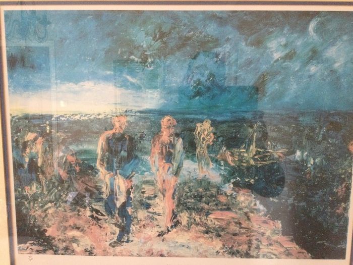 Art - Large Coloured Print ( Jack B. Yeats) ( Reduced)