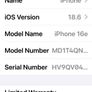 iPhone 16e Black 256GB, Unlocked to any Network Image 10