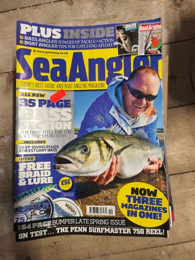 Sea angler/total sea fishing magazines