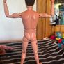 Vintage Action Man cowboy uniform and flocked hair figure Image 7