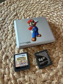Nintendo DS Games with Mario game case