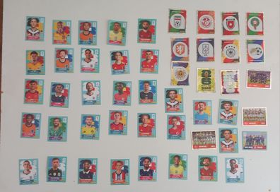Selection of Panini WC stickers
