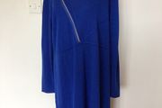 Signature Experience blue jumper dress zip detail Uk18/20 Includes Postage