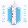 Extension Lead with USB Slots(2 USB C), HANYCONY 4 Way Plug Extension Socket with Individual Switches, 1.8M Extension Cable, Wall Mount Extension Cord, Desk Power Strip for Bedroom Office Accessories Image 5
