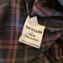 Gorgeous French designer Sessun black check boho style dress L 12 Image 4