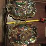 2 mid century enameled plates Image 5