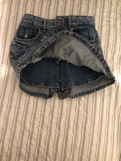 Zara denim skirt/shorts