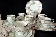 Very Rare Vintage Art Deco Duchess Tea Set  21 pcs