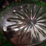 Heavy pressed glass basket 25cm Image 3