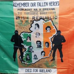 Irish Republican Hunger Striker Heroes Flag 3ft x 2ft.