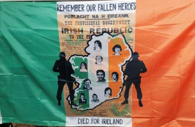 Irish Republican Hunger Striker Heroes Flag 3ft x 2ft.