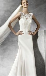 Ivory wedding dress size uk8 or 10