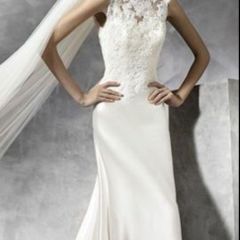 Ivory wedding dress size uk8 or 10